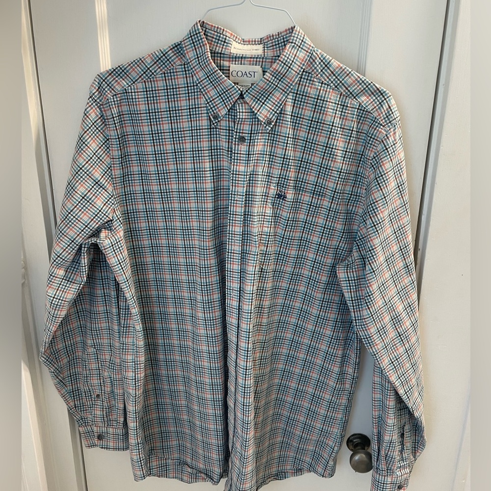Coast Men’s Boardwalk Button Down Shirt Large